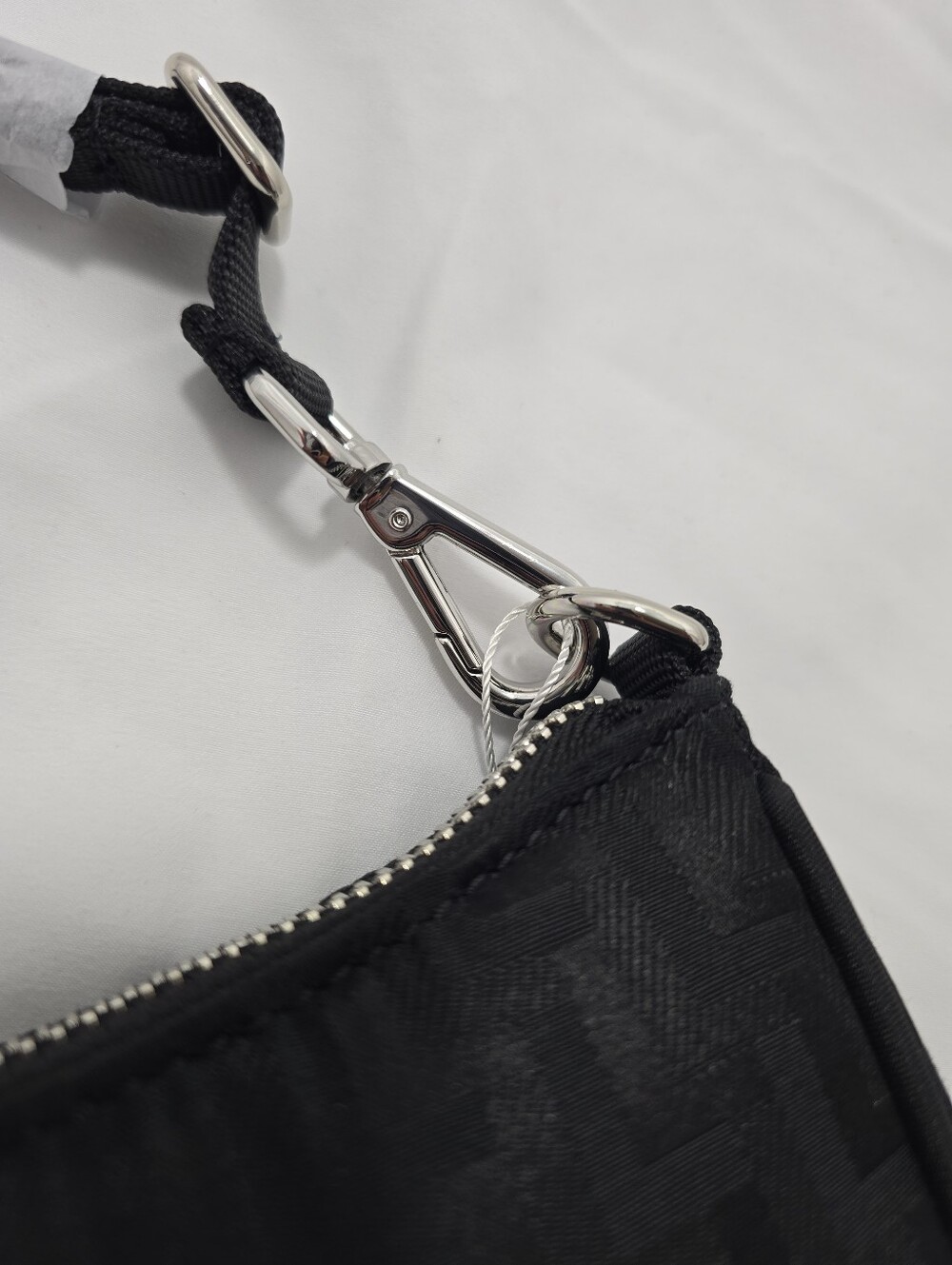 NWT Lululemon City Essentials Mini Shoulder Bag L Monogram Jacquard Black 1L - Picture 5 of 8
